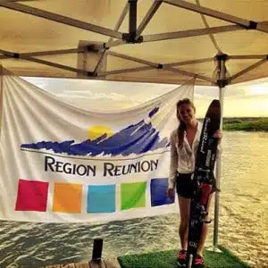 SansRival - Pro Team Waterskis - Geena Krueger - Region Reunion - FranzeSki - 2014