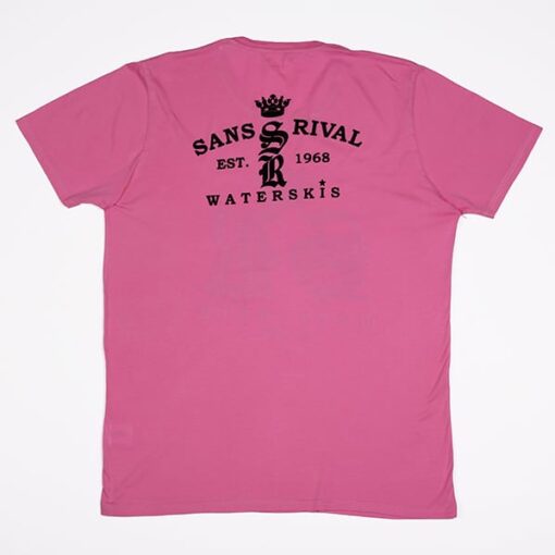 SansRival - t-shirt - waterskis - king - color pink - back