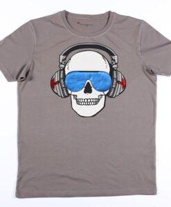 SansRival - t-shirt - skull - color dark grey