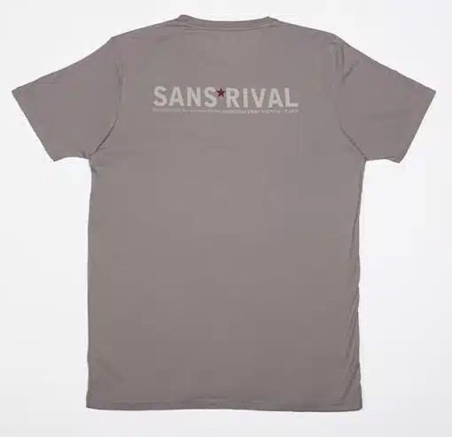 SansRival - t-shirt - hero - waterskis - color grey