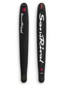 SansRival - neopren sleeve - accessory - waterski - watersport - color black - red star