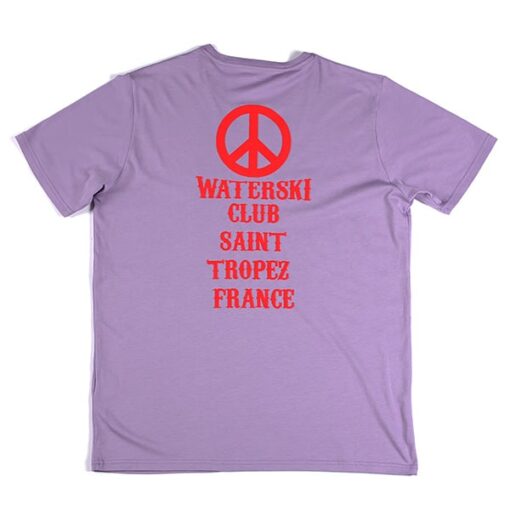 SansRival - t-shirt - peace - waterski club Saint Tropez France - back