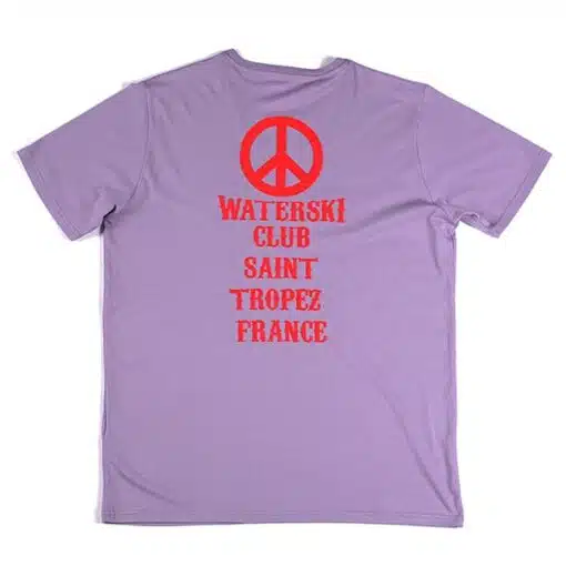 SansRival - t-shirt - peace - waterski club Saint Tropez France - back