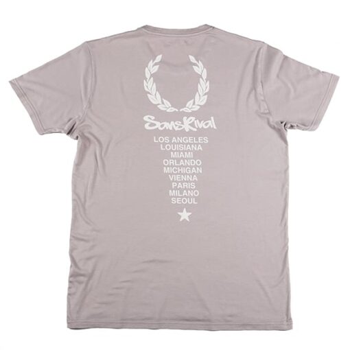 SansRival - t-shirt - victory - color grey - back